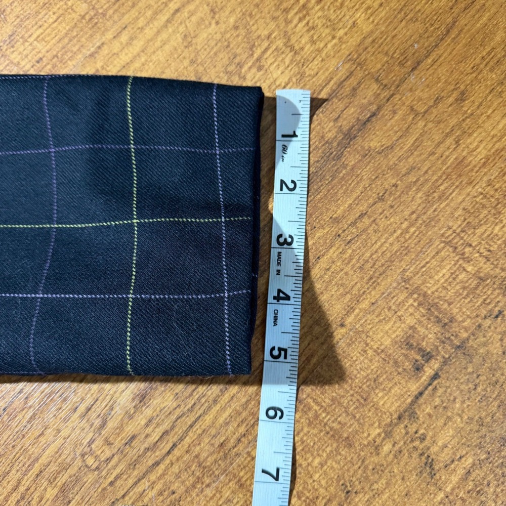 Pendleton Black Windowpane Plaid Wool Blazer Jack… - image 7